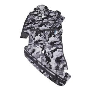 Dkny Grey and white hooded‎ super soft pajamas size large new!!